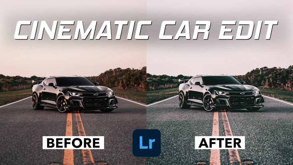 Picture of: HOW TO EDIT CINEMATIC CAR PHOTOGRAPHY  Car Free Preset  Lightroom Editing  Tutorial