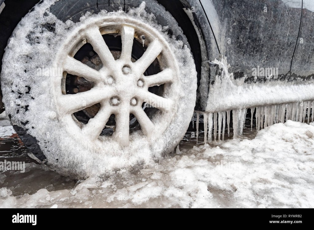 Picture of: Icicle on the car hi-res stock photography and images – Page  – Alamy